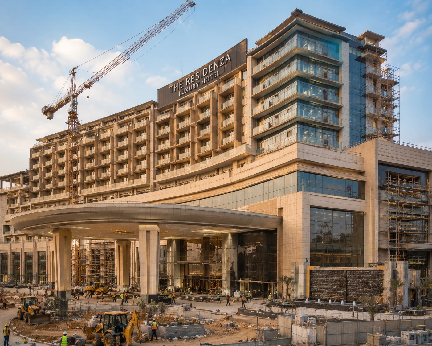 Hotel construction company in Lucknow